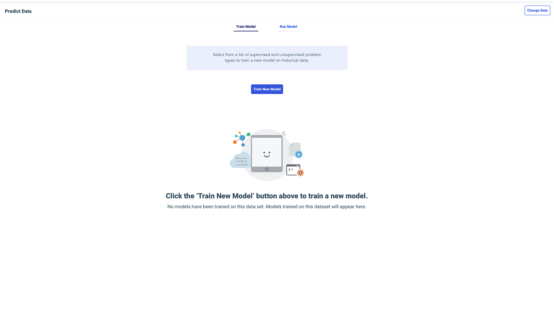 Empty State — Train Models